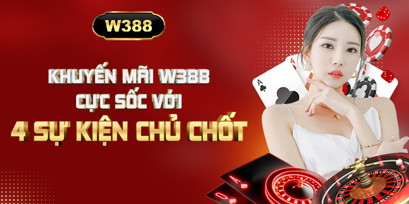 Tổng hợp các chương trình ưu đãi cực HOT tại W388